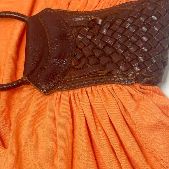 SKY WHO REMEMBERS “SKY” — BRAVO OC -Housewives WORE Orange Rayon SPANDEX SMALL - Picture 10 of 11